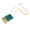 Turquoise Replica Necklace and Earring Set - Image 2