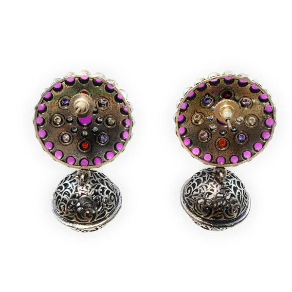 Large Ghungroo earrings - Image 2
