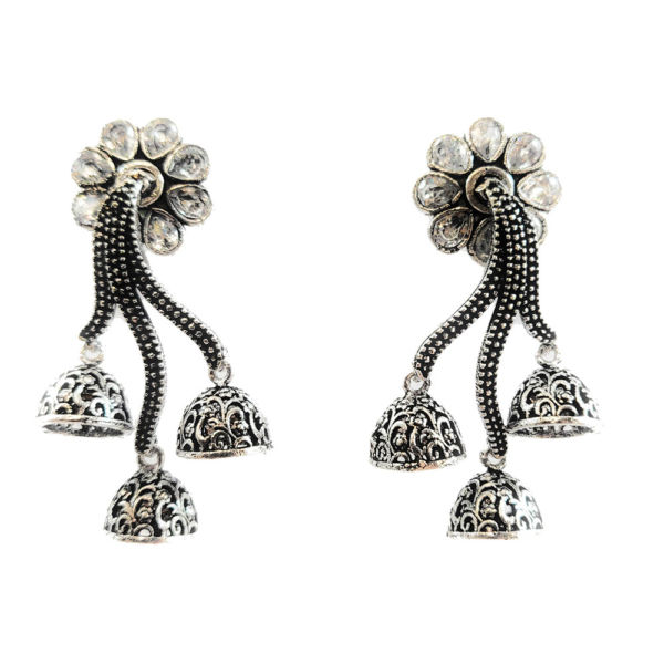 Interchangeable Floral Fashion Earrings Combo - Image 3