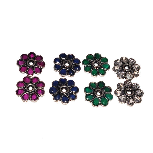 Interchangeable Floral Fashion Earrings Combo - Image 4