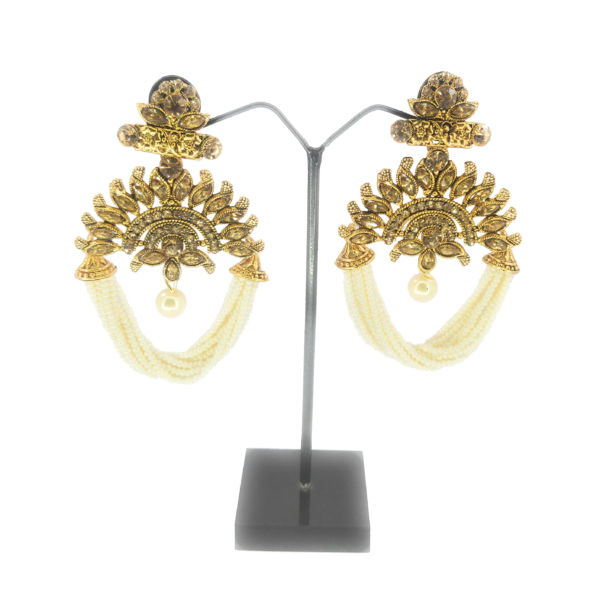 Gifts and Fashion Faux Pearl Stone Earrings - Image 2