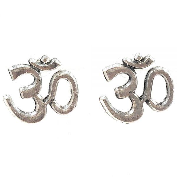 Swastik & Om Gjungroo Hoops Design Earring Combo - Image 3
