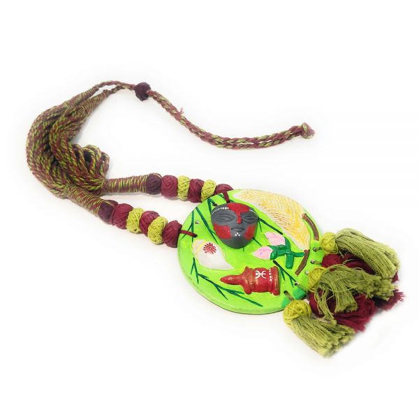 Handmade Terracotta Miniatures Traditional Elements Handmade Necklace - Image 7