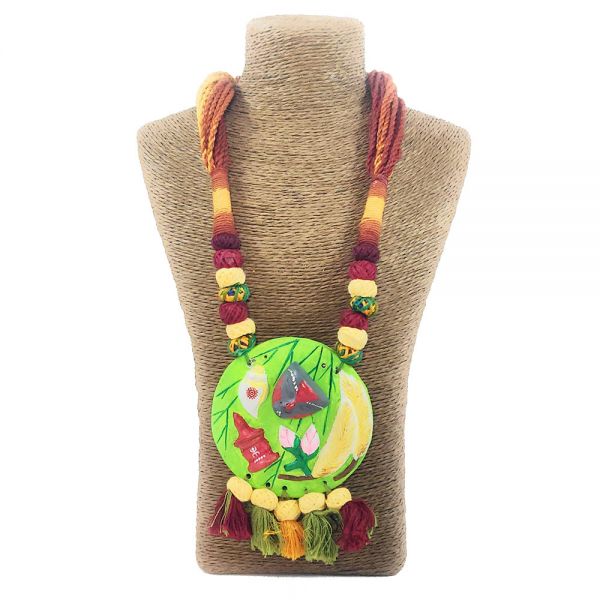 Handmade Terracotta Miniatures Traditional Elements Handmade Necklace