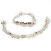Gifts and Fashion High Polish Alloy Metal Silver Anklets with Meenakari work (one pair) - size 26cm - Image 4