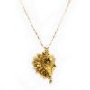 Gold Plated Conch Shell Design Pendant Necklace with Chain - Image 3