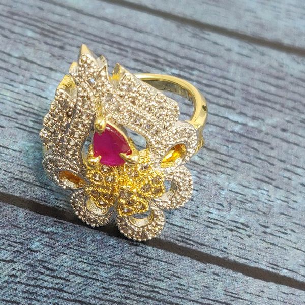 Adjustable AD Fashion Ring- Ragini - Image 3