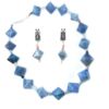 Agate Beads Necklace and Earrings Set