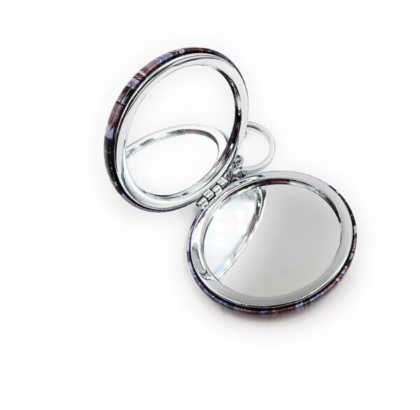 BTS Round Pocket Mirror Keychain - Image 3
