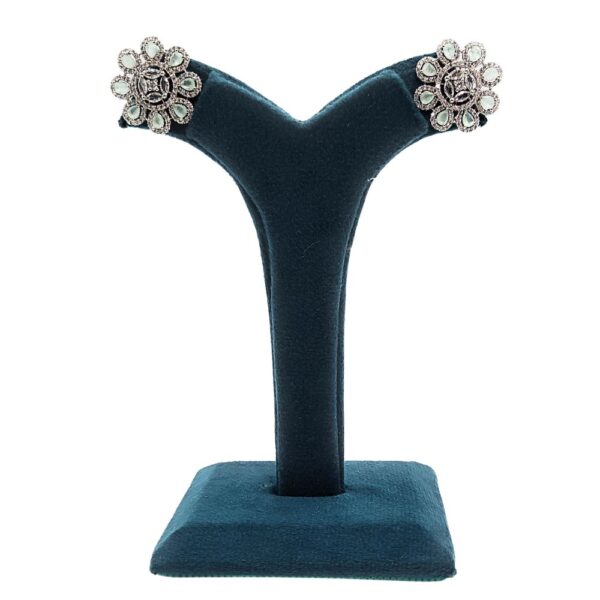 Small Flower Design AD Studs Earring - Image 12