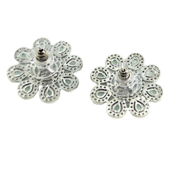 Small Flower Design AD Studs Earring - Image 13
