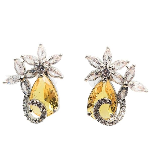Flower AD Stud Earring For Women