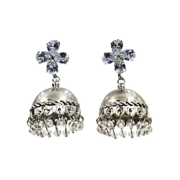 Antique AD Stud Jhumka Earring - Image 2